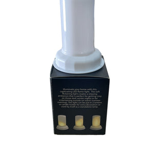 Led White Flame Light