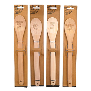 Set of Four Wooden Spoons