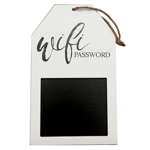 Hanging Wi-Fi Password Plaque 25cm