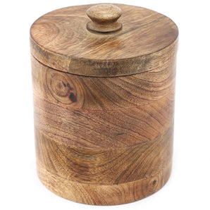 Mango Wood Storage Container With Lid