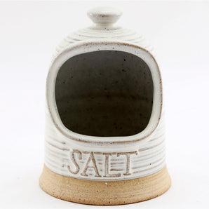 Natural Ceramic Salt Cellar 15cm