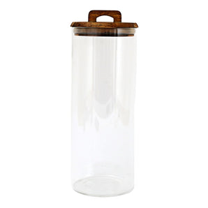 Glass Storage Jar with Acacia Lid 1.7L