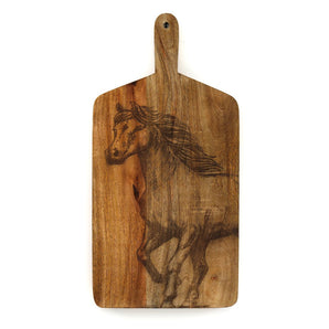 Engraved Horse Chopping Board