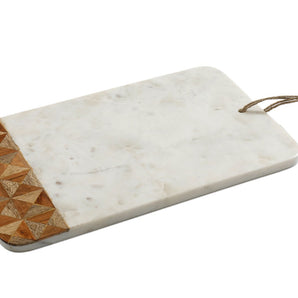 Marble and Wood Patterned Chopping Board