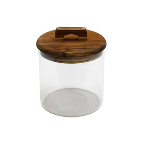 Glass Storage Jar with Acacia Lid 1.1L