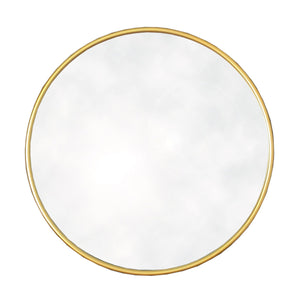 Round Gold Mirror