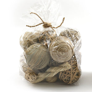 Natural Fibres Small Decorative Balls