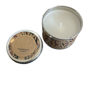 Scented Leaf Tin Candle, Pack of 12