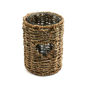 Medium Seagrass Candle Holder