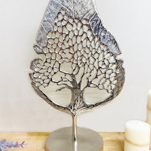 Silver Leaf Tree Ornament