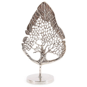 Silver Leaf Tree Ornament