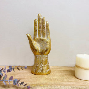 Gold Hamsa Hand Ornament