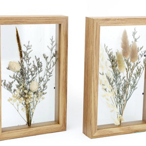 Pressed Flowers in Wooden Frames