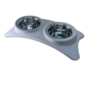 Double Pet Bowls For Dog & Cat