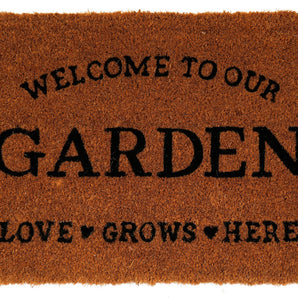 Love Grows Here Potting Shed Doormat