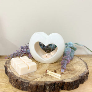 Pearl Heart Oil or Wax Warmer