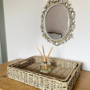 Two Dried Seagrass Trays