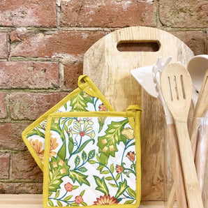 Pack of Two Mustard Sussex Pot Holder