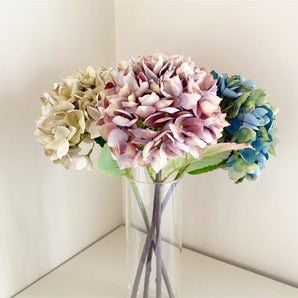 Set of Four Artificial Hydrangeas