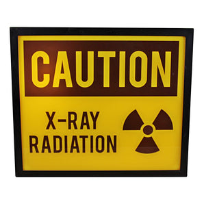 Decorative Lightbox, Caution X-Ray Radiation