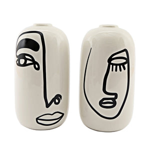 Bohome Face Ceramic Vases