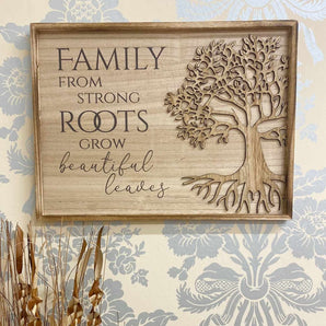 Wooden Tree Of Life Plaque