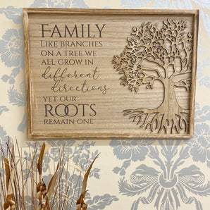 Tree Of Life Wooden Plaque