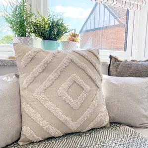 Square Tufted Scatter Cushion