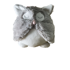 Grey Soft Owl Door Stop