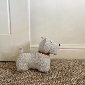 Scottish Terrier Doorstop Grey