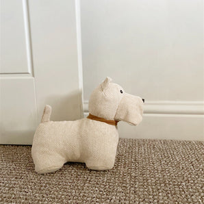 Scottish Terrier Doorstop Natural