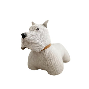 Scottish Terrier Doorstop Natural