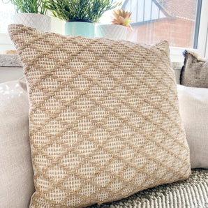 Brown Woven Scatter Cushion