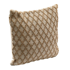 Brown Woven Scatter Cushion