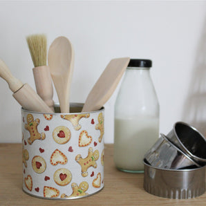 Gingerbread Bakery Wooden Utensils Set