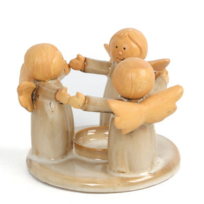 Angel Ring Ceramic Tea Light Holder 14cm