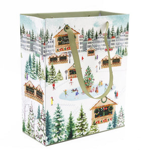 Christmas Market Themed Gift Bag 34cm