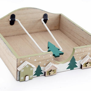 Christmas House Napkin Holder 18.5cm