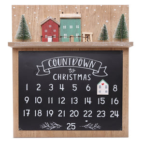 Wooden Christmas Countdown Calendar