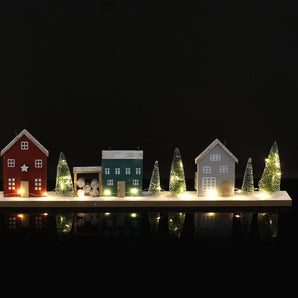 Led Christmas House & Tree Decoration 60cm