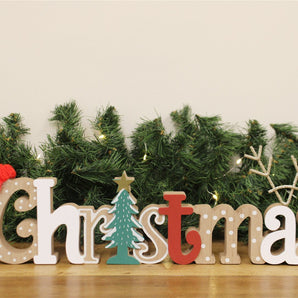 Freestanding Wooden Christmas Decoration