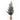 Tall Frosted Christmas Tree In Log 56cm