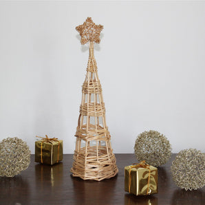 Rattan Christmas Tree Small