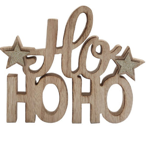 Freestanding 'Ho Ho Ho' Decoration