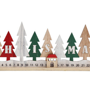 Wooden Christmas Tree Advent