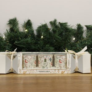 Cracker Gift-box with Vanilla Spice Candle-pots