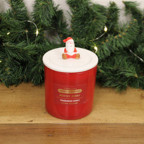 Father Christmas Character Candle-pot