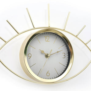 Golden Colour Eye Clock 30cm