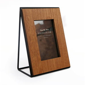 Wooden & Wire Photo Frame 4x6"