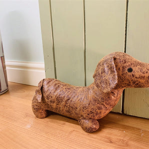 Sausage Dog Fabric Doorstop 36cm